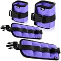 Hollowfly 2 Pairs Ankle Wrist Weights for Exercise