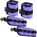Hollowfly 2 Pairs Ankle Wrist Weights for Exercise