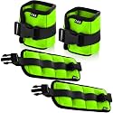Hollowfly 2 Pairs Ankle Wrist Weights for Exercise