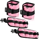 Hollowfly 2 Pairs Ankle Wrist Weights for Exercise