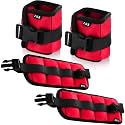 Hollowfly 2 Pairs Ankle Wrist Weights for Exercise