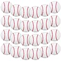 Hollowfly 24 Pack Baseball Golf Balls with Stitching Pattern