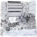 Hollowfly 400 Pcs Parkinson's Awareness Items Bulk Gray Silver Ribbon