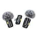 Hollyland Lark A2 Mini Duo(2TX + 1RX) Wireless Microphone, Noise Canceling