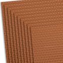 HOLSTEX Thermoform Sheet - (Basketweave Texture) - (.080 Thickness) - (8in x 12in Sheet) - (London Tan) - (10 Sheets) - for Holster Making, DIY Cosplay, Airsoft Armor