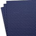 HOLSTEX Thermoform Sheet - (Basketweave Texture) - (.080 Thickness) - (12in x 24in Sheet) - (Police Blue) - (3 Sheets) - for Holster Making, DIY Cosplay, Airsoft Armor