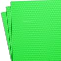 HOLSTEX Thermoform Sheet - (Basketweave Texture) - (.080 Thickness) - (12in x 12in Sheet) - (Zombie Green) - (3 Sheets) - for Holster Making, DIY Cosplay, Airsoft Armor
