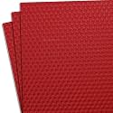 HOLSTEX Thermoform Sheet - (Basketweave Texture) - (.080 Thickness) - (12in x 12in Sheet) - (E.M.T. Red) - (3 Sheets) - for Holster Making, DIY Cosplay, Airsoft Armor