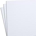 HOLSTEX Thermoform Sheet - (Basketweave Texture) - (.085 Thickness) - (12in x 12in Sheet) - (Blizzard White) - (3 Sheets) - for Holster Making, DIY Cosplay, Airsoft Armor