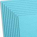 HOLSTEX Thermoform Sheet - (Basketweave Texture) - (.093 Thickness) - (8in x 8in Sheet) - (Tiffany Blue) - (10 Sheets) - for Holster Making, DIY Cosplay, Airsoft Armor
