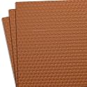 HOLSTEX Thermoform Sheet - (Basketweave Texture) - (.093 Thickness) - (12in x 24in Sheet) - (London Tan) - (3 Sheets) - for Holster Making, DIY Cosplay, Airsoft Armor