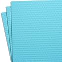 HOLSTEX Thermoform Sheet - (Basketweave Texture) - (.093 Thickness) - (12in x 12in Sheet) - (Tiffany Blue) - (3 Sheets) - for Holster Making, DIY Cosplay, Airsoft Armor