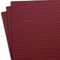HOLSTEX Thermoform Sheet - (Basketweave Texture) - (.093 Thickness) - (12in x 12in Sheet) - (Blood Red) - (3 Sheets) - for Holster Making, DIY Cosplay, Airsoft Armor