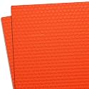 HOLSTEX Thermoform Sheet - (Basketweave Texture) - (.125 Thickness) - (8in x 12in Sheet) - (Hunter Orange) - (2 Sheets) - for Holster Making, DIY Cosplay, Airsoft Armor
