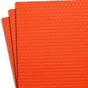 HOLSTEX Thermoform Sheet - (Basketweave Texture) - (.125 Thickness) - (12in x 12in Sheet) - (Hunter Orange) - (3 Sheets) - for Holster Making, DIY Cosplay, Airsoft Armor