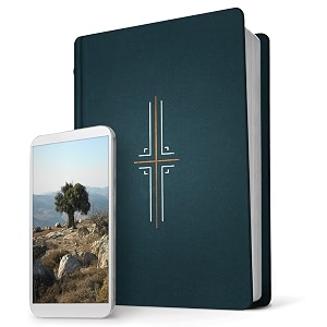 holy bible new living translation filament edition midnight blue cloth includes digital download