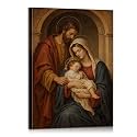 Holy Family Wall Art Catholic Decor Religious Wall Decor for Living Room