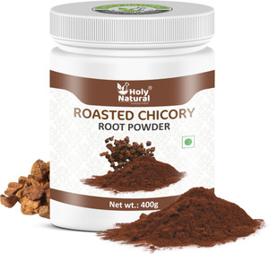 holy natural chicory root powder - 400gm substitute of coffee sugar free pure and natural roast  ground coffee 400 g chicory flavoured
