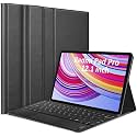 HOM Tri Fold Wireless Bluetooth Keyboard with Trackpad/Touchpad Tablet Cover Case for Redmi Pad Pro 5G Tablet 12.1 inch