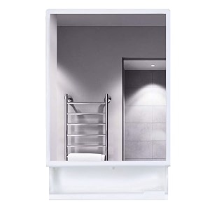 new look bathroom organiser  bathroom mirror cabinet  6 shelves bathroom cabinet  mirror for bathroom  wall mounted washroom organizer  washbasin cabinet mirror cabinet for bathroom white