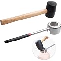 Homaxa Stainless Steel Coconut Shell Opener Puncher Hammer Kit Kitchen Tool