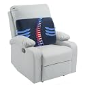 HOMBYS Lumbar Support Pillow for Recliner Chair, Memory Foam Back Support Cushion for Elderly,Extra Large Lumbar Support Pillow,Thick Backrest for Home Reading (Navy Blue, 20“x13.5"x5")