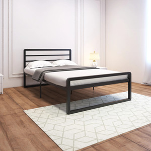 homdec leo metal double bed 198 cm x 129 cm 65 ft x 423 ft
