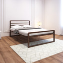 homdec Leo Metal Double Bed, 198 cm x 129 cm (6.5 ft x 4.23 ft)