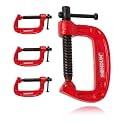 Homdum Heavy Duty G Clamp | C Type Clamping Tool | Set of 4 Pieces (2 inch)