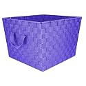 Home Basics Non-Woven Strap BIN Purple XLG