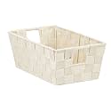 Home Basics PB49141 Non-Woven Strap Bin, Small, Ivory