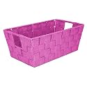 Home Basics PB49322 Non-Woven Strap Bin, Small, Pink