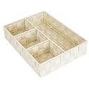 Home Basics Woven Organizer, Ivory