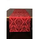 Home- The Best is for You Red Self Design Cotton Table Runner 6 Seater Dining Table Centre Table Rectangular Elegant Durable Table Runners for Living Room Decor, 13x84 Inch, Pack of 1