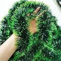 HOME BUY 12 Pcs Christmas 6Ft Tinsel Garland Xmas Tree Decorations Home Wedding Christmas Decoration for New Year Party Indoor/Outdoor Home Decor (Pack of 12 (1dozzen))
