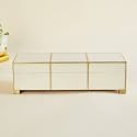 Home Centre Eternity White Polyresin Rectangular Decorative Box