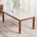 Home Centre | Giza 8-Seater Dining Table | Faux Marble Top | Composite Marble Top | Grey | 1 Year Warranty