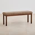 Home Centre Hercules Fabric Dining Bench - Brown