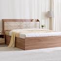 Home Centre Samuel Queen Bed with Hydraulic Storage - Brown