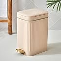 Home Centre Sedona Miller Polypropylene Pedal and Push Waste Bin - 7L