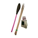 Home Cleaning Items | 1 Stick Broom, 1 Cotton Floor Cleaning ,1 Kitchen Cleaning Dusting Cotton, 1 Scrub Pad || Combo,Set of 153
