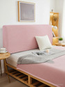 Home Cloud Velvet Queen Bed Cover (Pink)