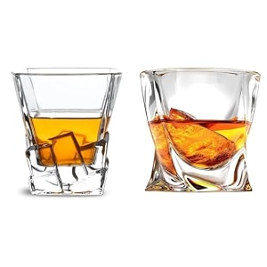 old fashioned luxury whiskey glass set of 2 different shape brandy glass crystal bourbon rocks glasses perfect barware mocktail scotch cocktail rum vodka liquor beer glasses satr2-dd