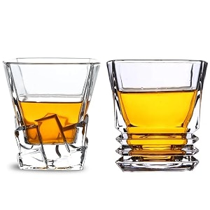 old fashioned luxury whiskey glass set of 2 different shape brandy glass crystal bourbon rocks glasses perfect barware mocktail scotch cocktail rum vodka liquor beer glasses dd-cc