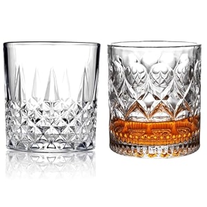old fashioned luxury whiskey glass set of 2 different shape brandy glass crystal bourbon rocks glasses perfect barware mocktail scotch cocktail rum vodka liquor beer glasses bd-ox