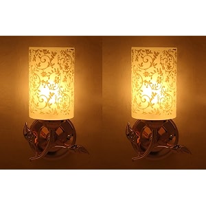 home dcor wall lights glass lamp shade with premium finish amp e27 bulb holder for living room bedroom balcony kitchen cafs  decorative night lamps fixtures  elegant wall hanging lights
