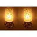 Home Décor Wall Lights Glass Lamp Shade with Premium Finish &amp; E27 Bulb Holder for Living Room, Bedroom, Balcony, Kitchen, Cafés | Decorative Night Lamps Fixtures | Elegant Wall Hanging Lights