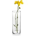 Home Decoration Glass Clear Cylinder Vase Floral