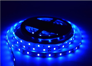 home delight 275 leds 5 m blue steady strip rice lights