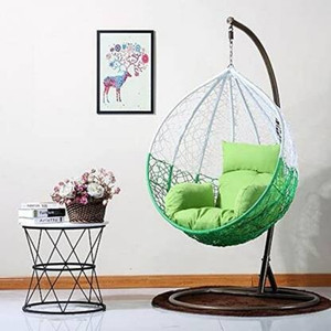 home delight swing chair with stand and cushion for adult iron hammock multicolor diydo-it-yourself